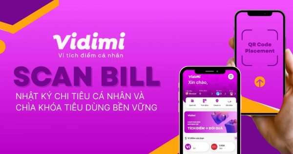 Scan bill – Nhật ký chi tiêu cá nhân và chìa khóa tiêu dùng bền vững