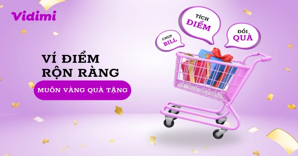 Tích điểm đổi quà với vidimi - Trải nghiệm ngay EliXir hair serum