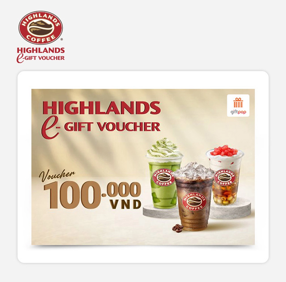 Highlands Coffee E-Voucher