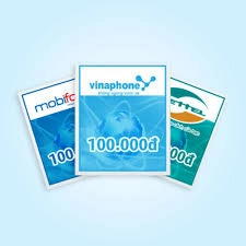 Thẻ điện thoại 100k (Vinaphone, Mobiphone, Viettel)