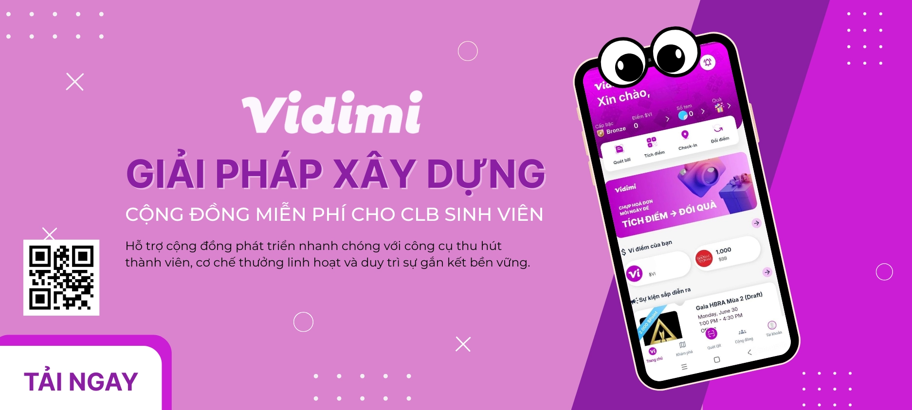 Vidimi – Giải pháp xây dựng cộng đồng miễn phí cho CLB sinh viên