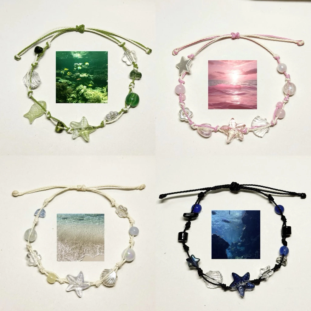 Vòng tay handmade, vòng tay đi biển - Sea