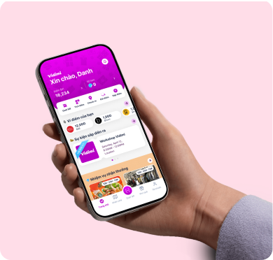 Dùng app Vidimi/Zalo