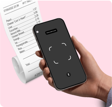 Chụp hoá đơn mua hàng